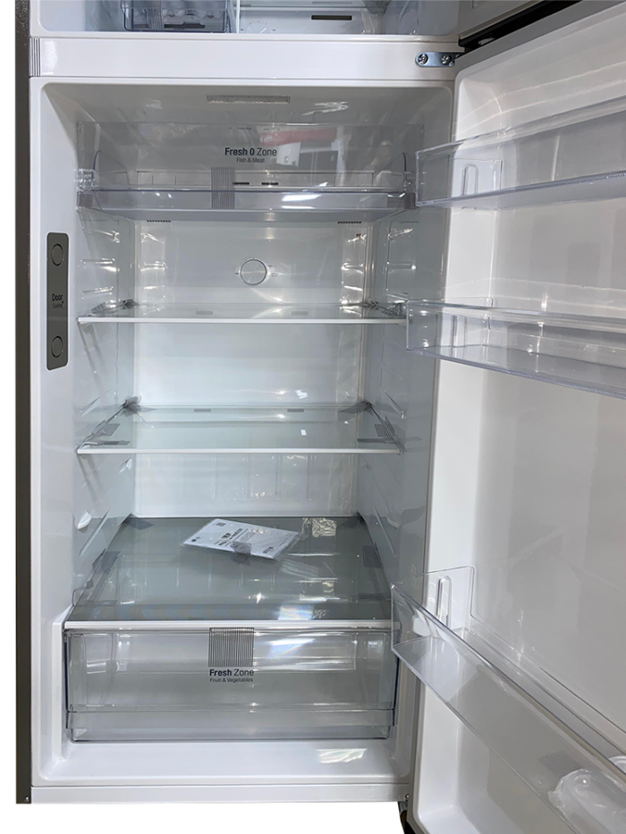 ⁦ثلاجة ال جي نوفرست ، 461 لتر ، 2 باب ، تكنولوجيا Hygiene Fresh ، انفرتر ، سيلفر ، GN-B602PFFQ⁩ - الصورة ⁦3⁩