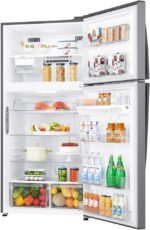 ⁦LG - ثلاجة نو فروست 592 لتر محرك عاكس فضي - ضاغط خطي - 21 قدم مكعب - ديجيتال - فلتر صحي منعش - تبريد الباب - GR-H822HLHM⁩ - الصورة ⁦2⁩