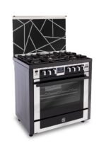 ⁦بوتاجاز سمارت برو كنترول استيل اسود امان كامل 90×60 / Gas Cooker Smart Pro Control Black Steel Full Safety 90×60⁩ - الصورة ⁦2⁩