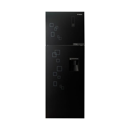 ثلاجة فريش 426 لتر - زجاج أسود/ FNT-DR540 YGB