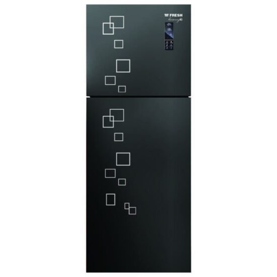 ثلاجه فريش 397 لتر هارمونى بلوتوث زجاج - أسود/ FNT-MR470 YGQB