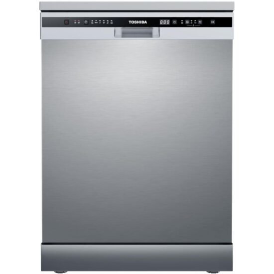 غسالة اطباق توشيبا 13 فرد، فضي - DW-13F8AF(SS)