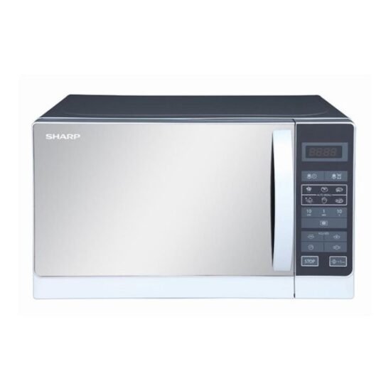 ميكروويف شارب سولو 20 لتر 800 وات 6 قوائم سيلفر R-20MR(S)