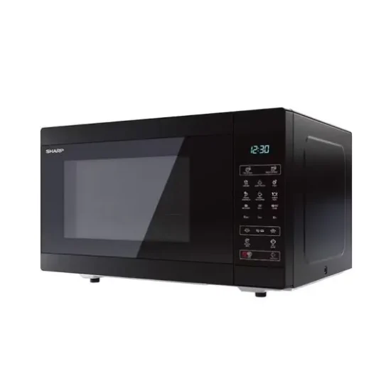 ميكرويف شارب بشواية، 25 لتر، اسود - R-250MGR-BK2