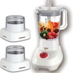 خلاط كهربائي بلاك ستون، 600 وات، 2 مطحنة، أبيض – BR-600