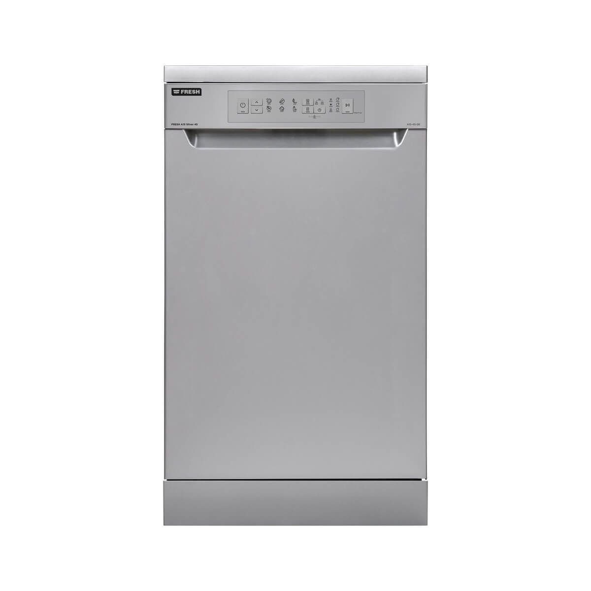 fresh_dishwasher_a15-45-sr_10_person_silver_1_ (1) غسالة أطباق فريش 10 أفراد - فضي - 500013744 - الصورة 1
