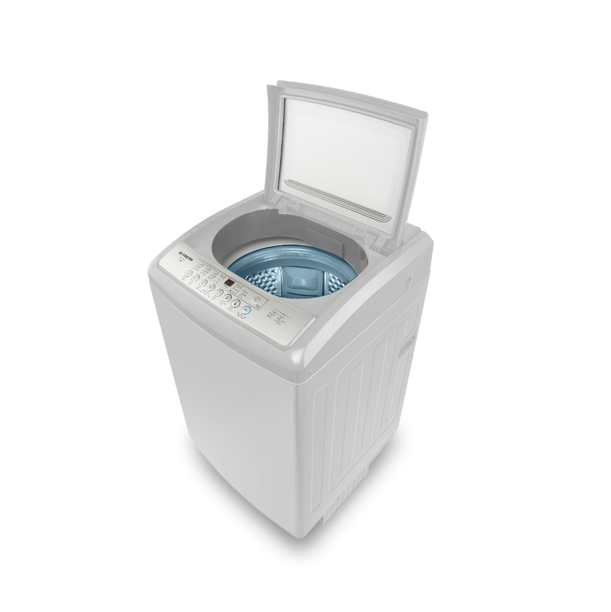 fresh_top_loading_washing_machine_9_k.g._-_white غسالة ملابس فريش تحميل علوى 9 كجم - أبيض - الصورة 1