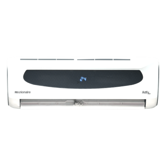 تكييف يونيون اير ارتيفاي برو اير، بارد وساخن، 1.5 حصان، ابيض واسود - ARTI012HV50NBR-LN-UV-PRO