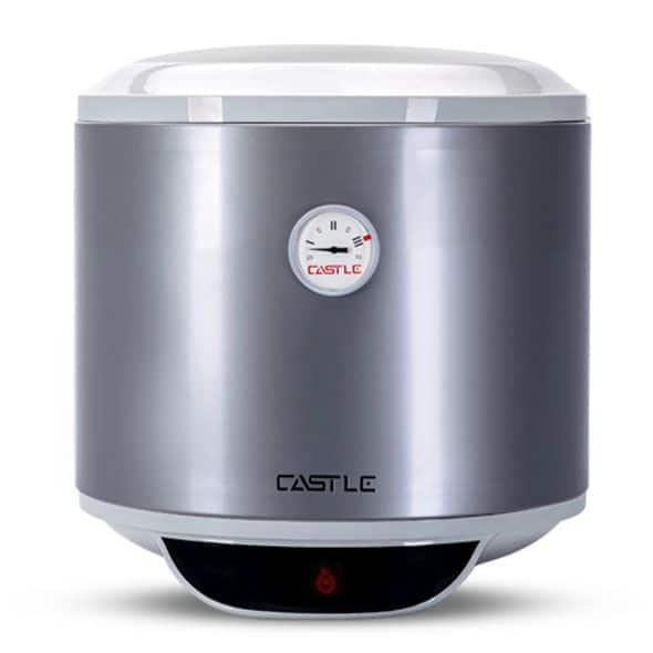 castle-water-heater-30-liters_-silver_2 سخان مياه كهربائي، 30 لتر، WH1030/S - فضي - الصورة 1