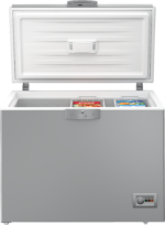 ⁦ديب فريزر بيكو افقي 325  لتر-  -صافى 300 لتر - فضي HSA32500SEGH BEKO 457500000067⁩ - الصورة ⁦2⁩