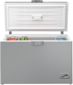 ⁦ديب فريزر بيكو افقي 405  لتر-  -صافى 362  لتر - فضي HSA40500SEGH BEKO 457500000068⁩ - الصورة ⁦2⁩