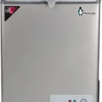 ديب فريزر أفقي بنجوين، ديفروست ، 171 لتر ، موتور ال جي ، ستانلس ستيل داخلي ، فضي، CF171