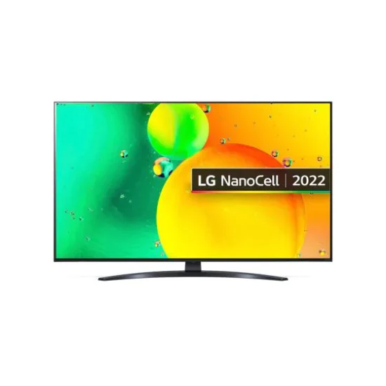 شاشة تلفزيون سمارت ال جي 65 بوصة LED بتقنية خلايا النانو، دقة 4K UHD بريسفير داخلي - 65NANO796QA