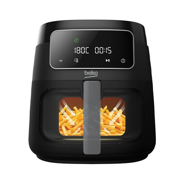 0050065_beko-air-fryer-76-liter-1750-watt-black-frl-3374-b قلايه هوائية بيكو سعه 7.6 لتر 1750 وات لون اسود FRL 3374 B - الصورة 1