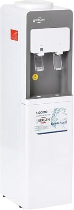 مبرد مياه بيرغن BY 509 ساخن وبارد - رمادي غامق أبيض