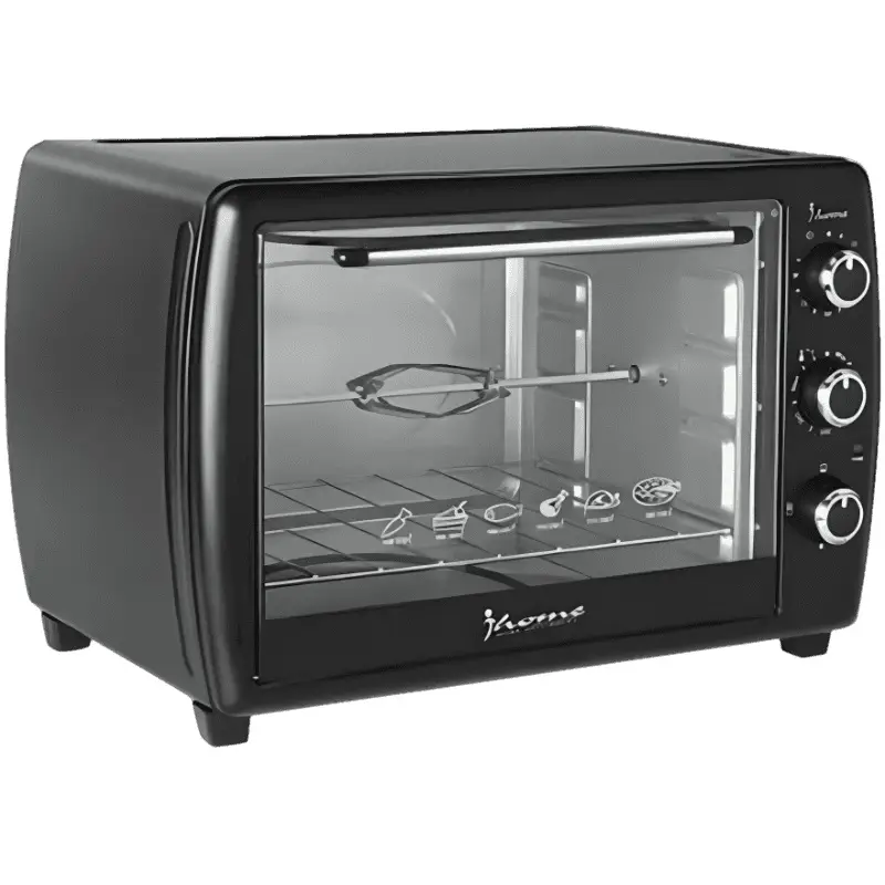 8-1_1_1_2 فرن كهربائى بشوايه وتايمر اى هوم، 40 لتر، 1200 وات، 5100 - اسود - الصورة 1