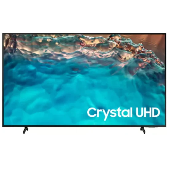 شاشة تلفزيون سامسونج 60 بوصة سمارت LED، بدقة 4K كريستال UHD، بريسيفر داخلي - 60DU7000
