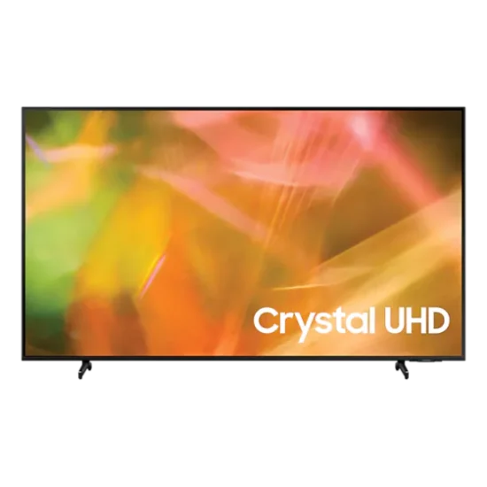 شاشة تلفزيون سامسونج سمارت 50 بوصة LED، دقة 4K Crystal UHD، مع ريسيفر داخلي - 50AU8000