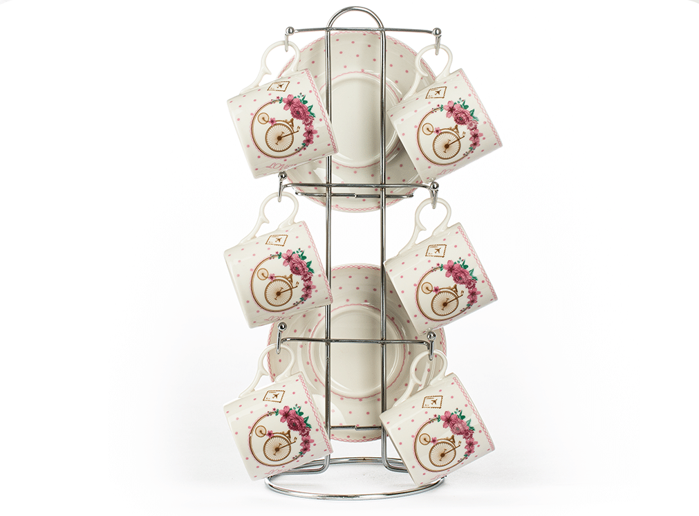 3002A-2 (1) طقم قهوة استاند نيو دورا - الصورة 1