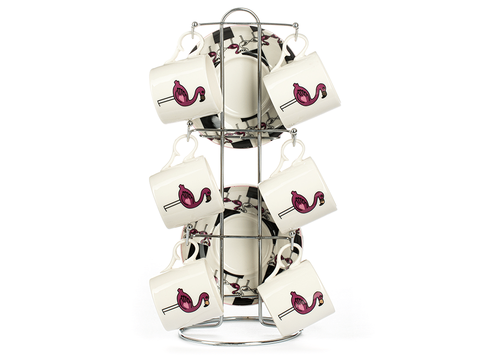 3002B-4 (1) طقم قهوة استاند نيو دورا - الصورة 1