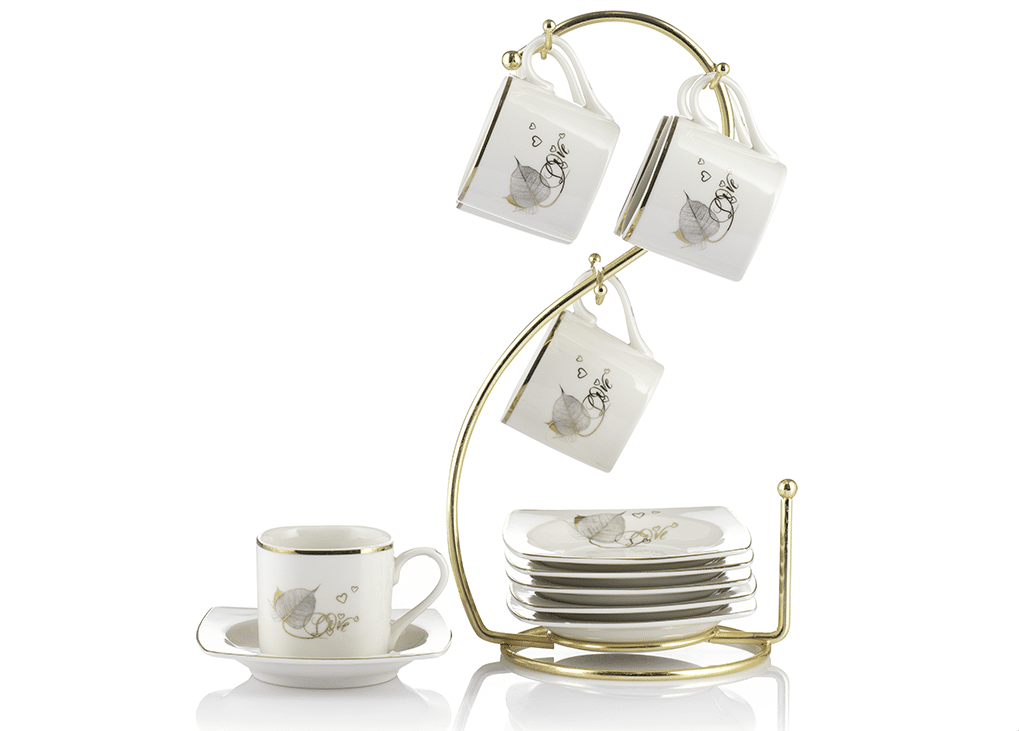 3031-4 (1) طقم قهوة استاند تي شيب - الصورة 1