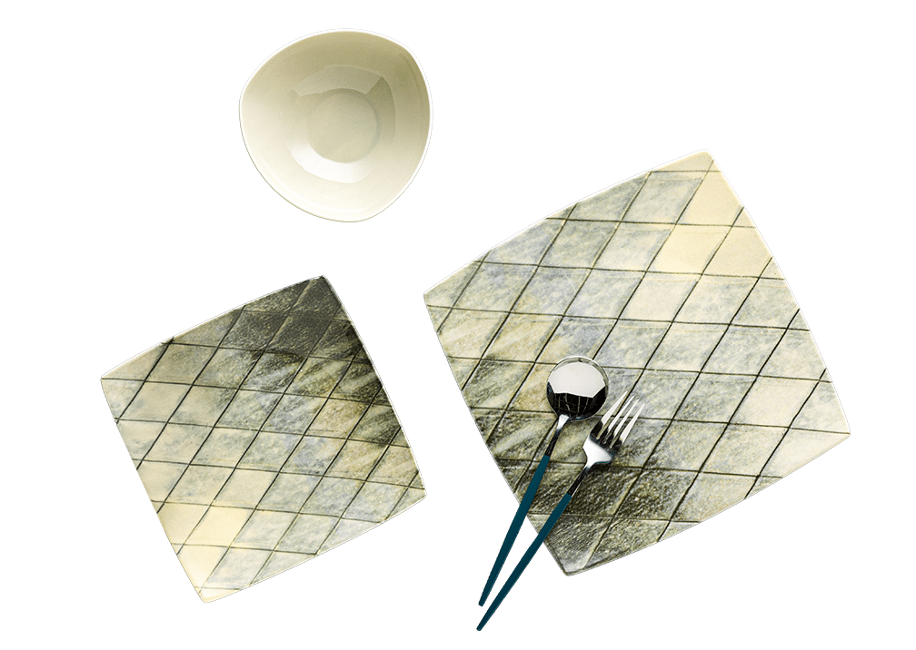 6036#14 طقم عشاء 18 ق ديملا - الصورة 1