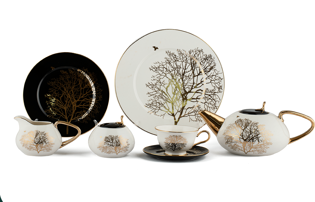 9013#5 طقم شاي 24 ق شجرة - الصورة 1