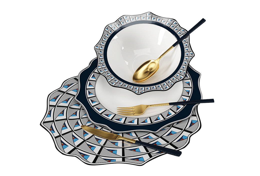 عشاء 6040 24 ق صن رايز # 4 (1) طقم عشاء صن رايز - الصورة 1