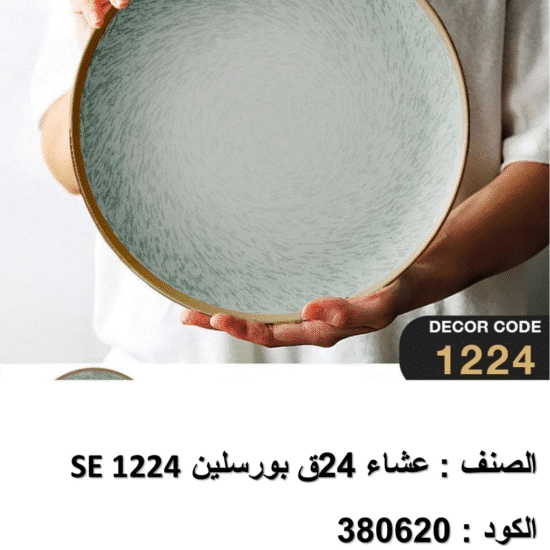 SE1224 طقم العشا البورسلين – ٢٤ قطعة