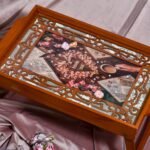 صينية فطار برجل خشب زان – متينة وأنيقة