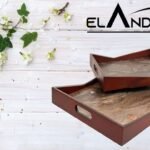 طقم صواني تقديم خشب زان – الأندلس 2