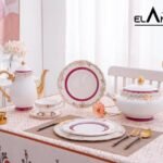 #4 طقم عشاء بورسلين الاندلس – مضلع