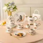 طقم شاي وجاتوة ٢٤ق اكسفورد