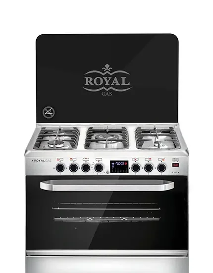 بوتاجاز غاز رويال ماستر شيف برو - Master Chef Pro ، عدد 5 شعلة ، اسود